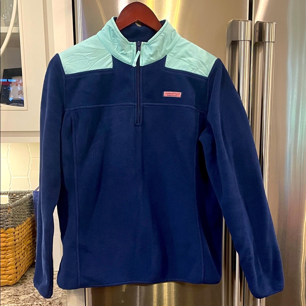 Womens Navy fleeceSweatshirt